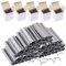 Wokape 3000Pcs Type M Nails Galvanized Steel M Clips, Cage Clamp Hog Ring Pliers Staples for Upholstery Installation Fastening