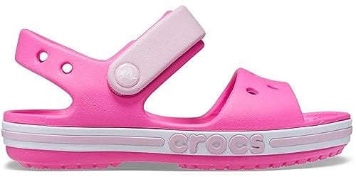 Crocs Unisexe Enfant Bayaband Sandal K Sandales, Electric Pink, 25/26 EU