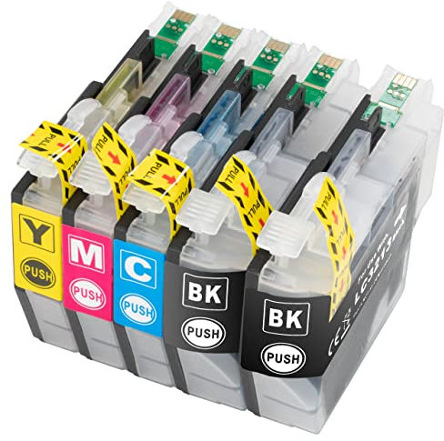 ESMONLINE 5er Set kompatible Druckerpatronen ersetzt Brother LC-3213 (LC-3211) DCP-J770 -J772DW -J774DW MFC-J490DW -J491DW -J497DW -J890DW -J895DW