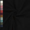 Alpenfleece Stoff, Kuschelsweat, uni schwarz (Länge am Stück: ab 50cm / Breite: 150cm)