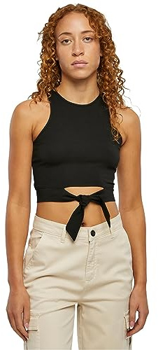 Urban Classics Damen Ladies Cropped Knot Top