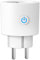 ANTELA WLAN Smart Alexa Steckdose 16A,Stromverbrauch Messen,Google Home,Smart Life APP, 2,4GHz