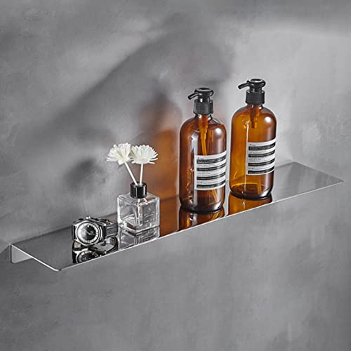 Celbon Duschablage Ohne Bohren Duschkorb Badregal Rostfreier Edelstahl Wandregal Duschkorb Badezimmer Regal Dusche Ablage Wandmontage Chrom,40CM