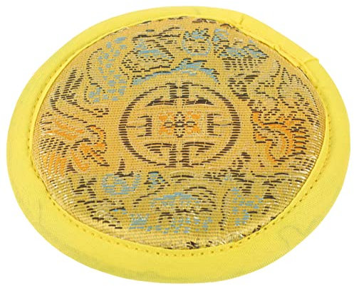 NUSITOU Buddhistisches Klangschalenhalter-Pad Klangschalenkissen Meditationsmatte Schalenpad Klangschalenkissen exquisite Handwerkskunst