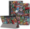 DINGGUAGUA Custodia per Samsung Galaxy Tab S9 Plus 12.4 2023 SM-X810/X816B/X818U Tablet,Cover con Funzione Supporto,Graffiti
