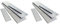Tacwise 1067 Type 180/30 mm Stainless Steel 18G Brad Nails, Pack of 2000, Silver