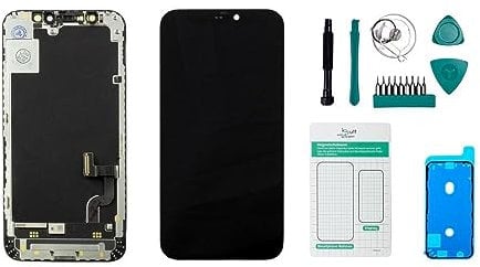 kaputt.de Display kompatibel mit Apple iPhone 12 mini Set