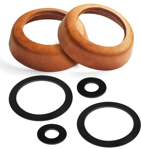 2 Pièces Manchette en Cuir pour Pompe à Poignée Type 75, Joint de Pompe à Main, Manchettes de Piston pour Pompe a Eau Manuelle et Pompe de Jardin (Marron)