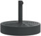 vidaXL Base de sombrilla semicircular para Palos de Ø38/ 48 mm 25 kg, Base de Paraguas, Soporte de Parasol, Soporte de sombrilla de jardín