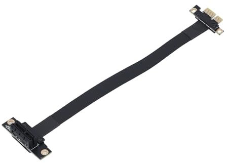 Bewinner PCIE 3.0 Verlängerungskabel, 90 Grad PCIE 1x auf X1 Riser Extender, Flexibles 8 Gbit/s PCI Express Riser Kabel für Grafikkarten, Soundkarten, Drahtlose Karten
