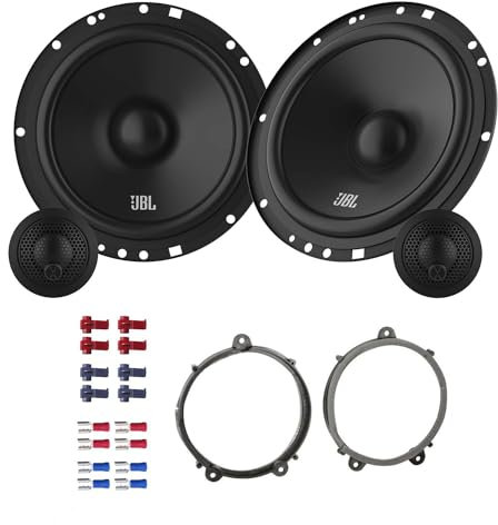 JBL Stage161CFS Lautsprecher mit Einbauset passend für Renault Twingo II ab 2007 Türen vorne 450 Watt 165mm 2 Wege Kompo
