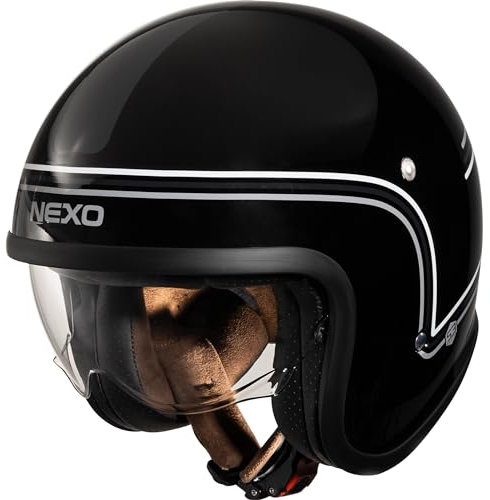 Nexo Jethelm Urban Style II - Thermoplast - 1100g - ECE 22/06 - Integriertes Visier