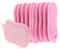 QUARKZMAN Multiusos Cocina Plato Esponja Estropajo, 10uds Antirayaduras Microfibra Estropajos Esponjas Exfoliante para Lavar Platos Limpieza Cocina, Rosa