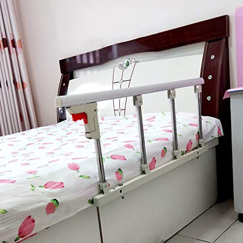 Bettgitter für Senioren Seitenschutz für Senioren Multifunktionaler Anti-Fall-Vertikallift Bettgitterschutz für Behinderte Klappbarer Hilfsgriff Handicap-Bettgeländer Metallgriff Stoßstange Bettseit