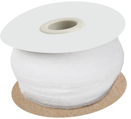 Dewocke Nastro Orlo Termoadesivo 100m x 1cm, Adesivo per Tessuti Orlo Svelto Termoadesivo, Nastro Adesivo per Tessuti, Lavabile, per Giuntare Tessuti, Pantaloni, Tende, Vestiti