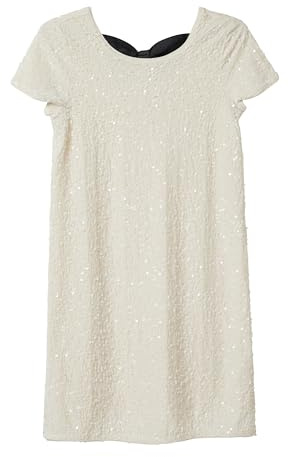 s.Oliver Mädchen 2173394 Samt Kleid mit Pailletten