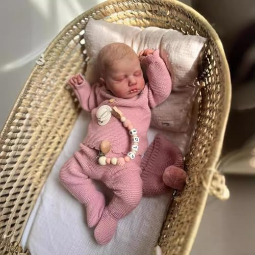WKYUWS Reborn Baby 18 Inch 45cm Rebornpuppen Weiches Vinyl Silikon Leben Wie Reborn Baby Puppe Neugeborenen Puppen Mädchen Doll Wirklichkeit Kind Spielzeug