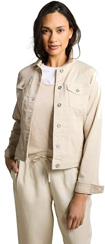 TOM TAILOR Damen Jeansjacke mit Brusttaschen