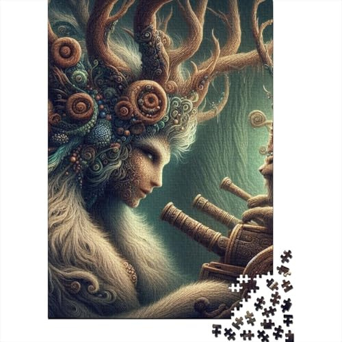 Puzzle 1000 Teile für Erwachsene, Woodland Myth Puzzle, Papier Puzzle für Erwachsene, Familienunterhaltungsspielzeug, 1000 Teile (38x26cm)