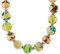 Venetiaurum - Halskette für Damen mit mehrfarbigen Perlen aus originalem Muranoglas und Silber 925 - Schmuck “Made in Italy” zertifiziert
