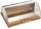 Brotkasten, Brotbox, 39 x 31 x 16cm mit Holzuntergestell und transparente Abdeckung