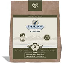 Lakefields Classic Hundefutter trocken | Wild 60% | 1kg | Getreidefreies Trockenfutter für ausgewachsene Hunde | Zutaten in Lebensmittelqualität | Kartoffel, Karotte & Birne | Schonend gebacken