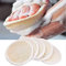 Almohadillas de esponjas (Paquete de 5) – Esponjas Exfoliantes – Material Luffa Natural – Producto esencial para el cuidado de la piel – Para ducha/baño – Textura fibrosa