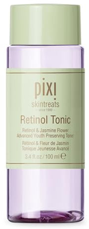 Pixi Tonique Au Rétinol, Tonique Lissant Et Raffermissant Pour Le Visage, Enrichi En Peptides Pour Stimuler La Production De Collagène, Tonique Rajeunissant Quotidien Sans Alcool, 100 Ml 3,4 Oz