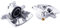 HELLA PAGID 8AN 355 790-341 Bremssattel - AN9034 - Bremssystem: LUCAS-TRW - Neuteil ohne Pfand - für u.a. AUDI / SEAT / VOLKSWAGEN