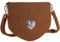 dressforfun 900650 Damen Trachten Handtasche mit Herz Motiv, Schicke Trachtenhandtasche in Wildlederoptik (Braun | Nr. 303266)