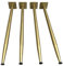 (4 installés) Pieds de Support en Fer forgé Pieds de Table Basse Pieds de Support en métal Table de Bar Support de Table de Table Pieds Simples de Fer