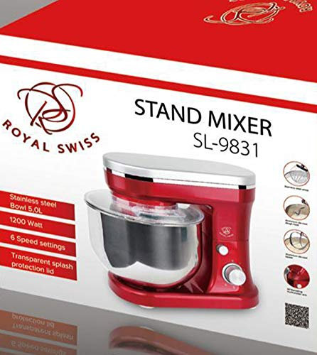 Robot de cocina amasadora amasadora 5 L 1200 W rojo