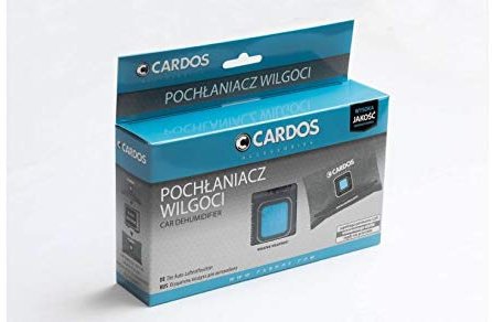 Cardos - Verlängerbar, Luftentfeuchter Auto Wiederverwendbar, Entfeuchter Kissen für Beschlagene Autoscheiben, Perfekt für Auto, Wohnmobile, Garage, Wohnung, Bad, Schrank, Kleiderschränke, 400g