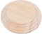 INNSPIRO Peana madera pino macizo redonda de altura 2,3cm. inf. 22cm. sup. 20cm. alt. 2,3cm. Base de madera para pintar, decorar y hacer manualidades.