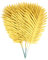 Shiwaki 20 pièces Feuilles de Palmier doré Feuilles de Palmier Tropical Feuilles de Palmier artificielles pour la décoration de fête de Mariage et la décoration de la Maison