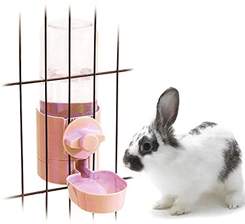 Bouteille d'eau de 500 ml sans goutte pour cage, distributeur d'eau automatique à suspendre pour petits animaux, cochon d'Inde, hamster, chinchilla furet et lapin