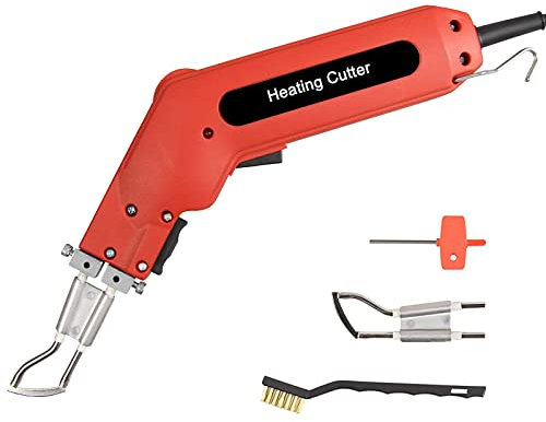 DOMINOX Electric Sailing Knife Rope Cutter Kit for Belt, Webbing, Fiber, Cloth, Nylon, Rubber, Carpet, Styrofoam, EPS - Hot Knife Cutting Tool (100W, 220V)