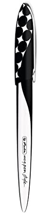 Herlitz 50040377 Nicewriter Set my.pen style Just Black, geeignet für Rechts- und Linkshänder, 1 Stück in Folienbox, Mehrfarbig