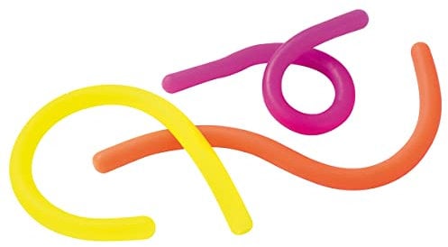 EDUPLAY 130298 Nudeln zum Ziehen/Drücken, Mehrfarbig, 3-teilig (1 Set)