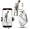 Dprofy Magnetic Golf Phone Caddy,Record Your Golf Swing with Bluetooth Wireless Selfie Remote,Get Swing Feedback for Golf Training Aid and Correct Your Swing Posture,Golf Gifts for Men/Women