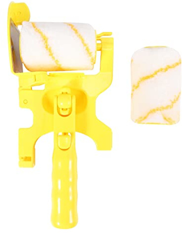 Dellx Paint Edger Roller Brush Paint Edger Combo Kit, Clean-Cut Paint Edger Roller Brush, Paint Brushes Safe Tool