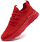 LANGFEUU Damen Turnschuhe Sneaker Schuhe Damen Sportschuhe Laufschuhe Tennisschuhe Outdoor Running Damen Walkingschuhe Straßenlaufschuhe rutschfest Atmungsaktiv Leichtgewichts Rot 41