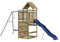 vidaXL Spielturm, Klettergerüst mit Kletterwand Rutsche Schaukel, Kinder Kletterturm mit Sandkasten, Spiel-Zubehör für Garten, Spielgeräte Spielplatz, Imprägniertes Kiefernholz