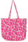 Yooamz Sac Toile Femme Sac Fourre-tout femme Sac en Toile Cabas sac Femmes Côtelé Grand Sac à bandoulière Sac a Main Femme Shopper pour école Travail Plage Voyage (Rose)