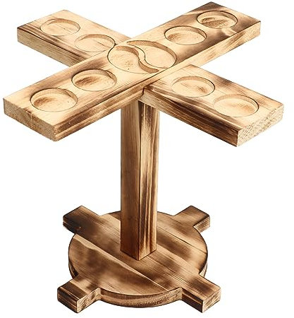 Haken- und Ringspiel, Klassisches Spiel, Einfach Zusammenzubauen für Strand, Familienurlaub, Camping und Party (Schwarz)