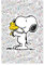 Spreadshirt Peanuts Snoopy Und Woodstock Poster 40x60 cm, One size, Weiß