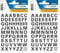 HERMA 4158 Buchstaben Aufkleber A - Z, wetterfest (Schriftgröße 10 mm, 1 Blatt, Folie) selbstklebend, permanent haftende Alphabet Sticker, 74 Etiketten, transparent/schwarz (Packung mit 2)