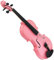 Geige Musikinstrumente Handgefertigte Violine Aus Massivem Holz, Glänzend, Für Studenten, Übungsgeige, Rosa, 4/4-1/16 (Color : 3/4)