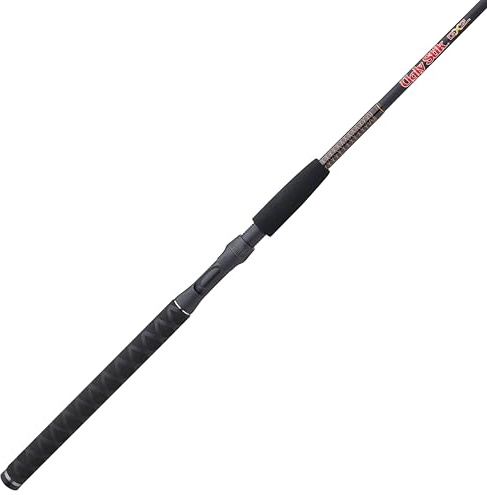 Ugly Stik 7' GX2 Casting Rod, 1 Piece Fishing Rod, 10-25 lb Line Rating, Medium Heavy Rod Power, 1/4-3/4 oz Lure Rating