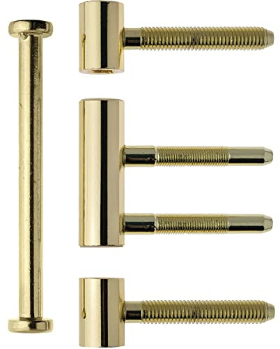 Einbohrband 3-tlg. Typ 335 ø 15 mm, Stahl vergoldet